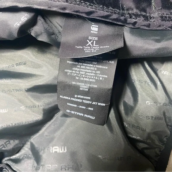 G-Star Alaska Padded Teddy Jacket - Picture 12 of 13